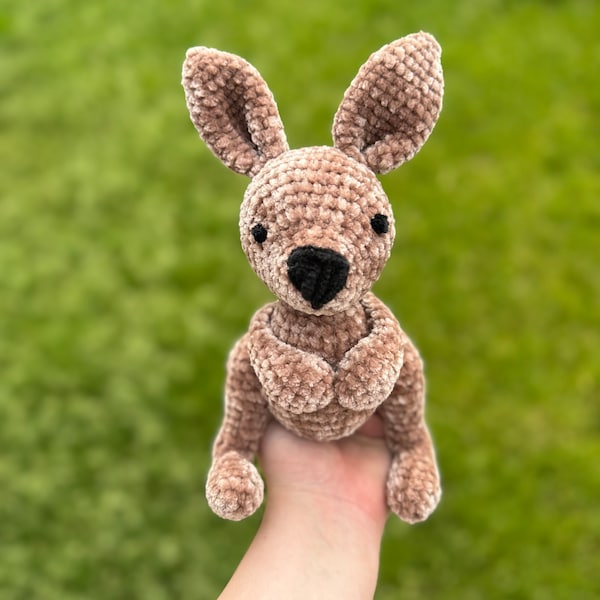 Kangaroo Crochet Pattern , Amigurumi Small Austalian Animal Crochet PDF ...