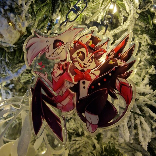 パズルキーホルダー「エンジェルダスト/ハスク ハズビンホテル