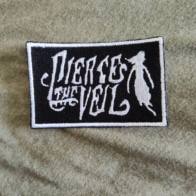 Rock Music Embroidered Patch Pierce The Veil - Sew On Or Iron On - Foto 5