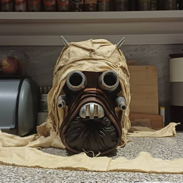 Tusken Raider Mask Helmet Kit 3D PRINT FILES - Wasteland Wares - Etsy
