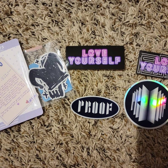 BTS Sticker Jin the Astronaut Super Tuna Wooteo Character Die Cut