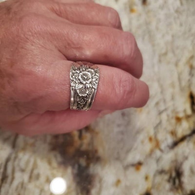 Spoon Ring the jubilee Spoon Ring 1953 Handmade From Authentic, Vintage ...