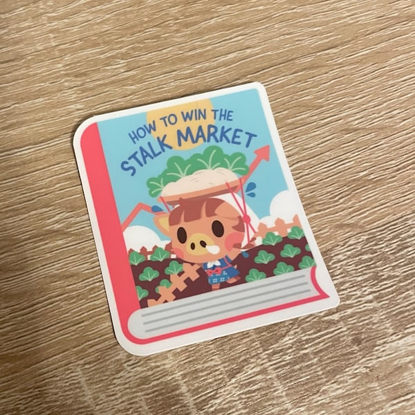 Animal Crossing Vinyl Sticker Blathers Museum Ticket, Audie Record