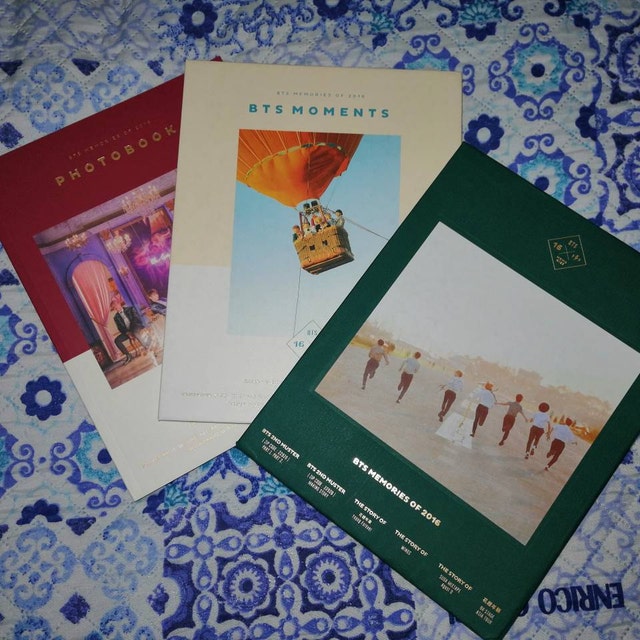 BTS 2016 Memories DVD, Opened Kpop Album With Original Photocard