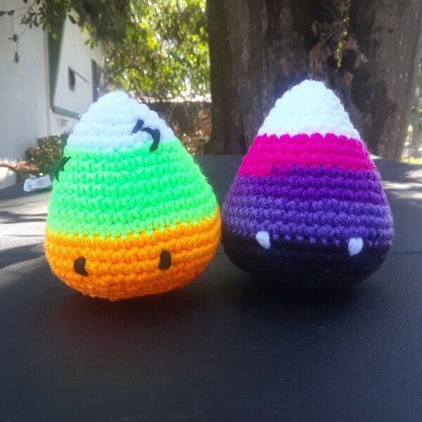 Amigurumi Candy Corn Crochet Pattern: Easy Halloween DIY (PDF Pattern ...
