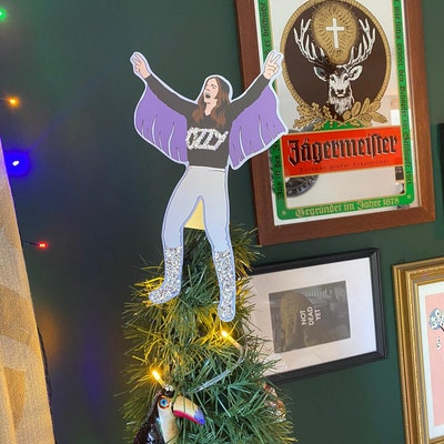 ozzy osbourne christmas tree topper