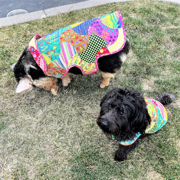 Dog Quilted Coat PDF Sewing Pattern Sizes XXS to 3XL (8 Sizes) Instant ...