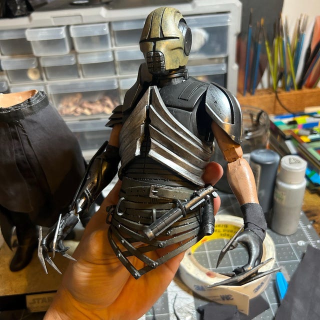 1:12/18/6 Scale Sith Stalker Armor Set Starkiller Unpainted 3D