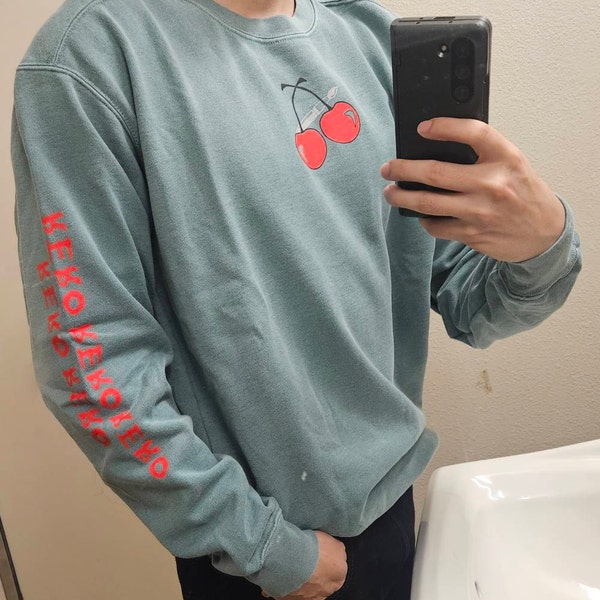 “Augusta” Mockneck Sweatshirt - Emerald Green main image 1