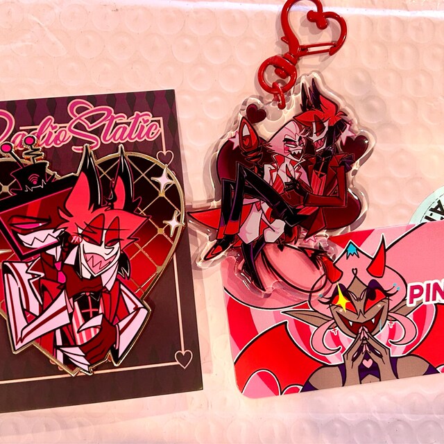 と*様 Hazbinhotel Alastor Valentine's Keyc Hazbin Hotel - ALASTOR VALENTINE KEYCHAIN (2025) - SOLD OUT