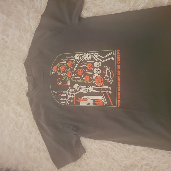 Halloween Shirt Tis the Season to Be Creepy T Shirt Comfort Colors Dead ...