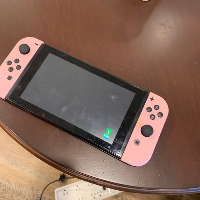Custom Nintendo Switch Joy-con Controllers Pink With Black