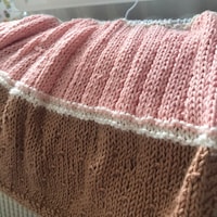 Knitting Pattern ~ Easy Sampler Baby Blanket in DK Yarn ~ ENGLISH ~ PDF ...