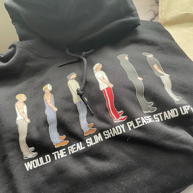 Felpa Con Cappuccio Eminem Rap Music – Unisex – Uomo Donna – Logo Truceklan – Cotone Misto