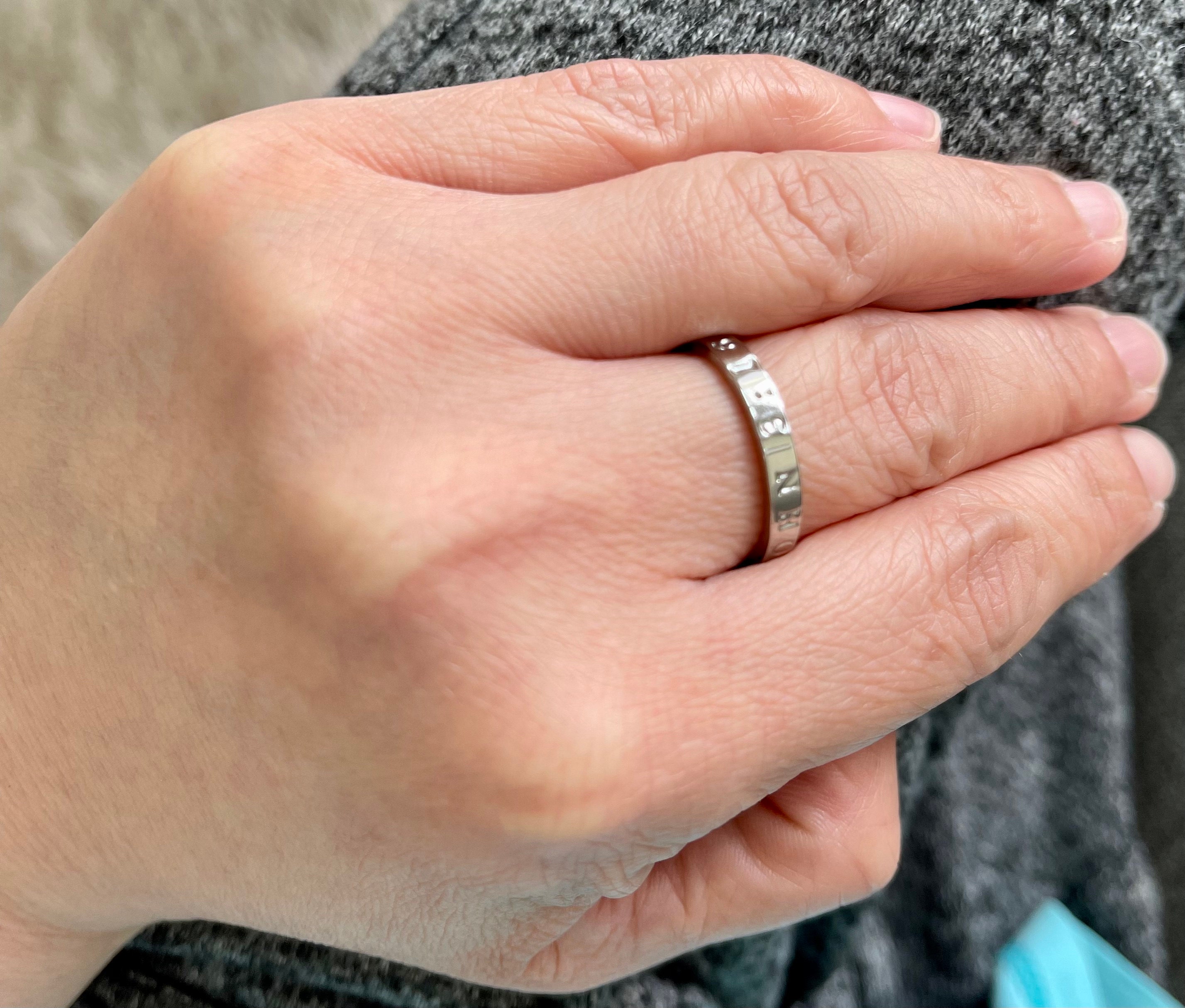 Grace and Glory · Psalms 84:11 · Fight on My Knees · Religious Ring · Christian Ring · Faith Gift · Personalize Jewelry · Personalize Ring