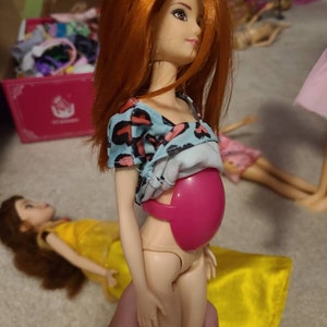 Barbie has a baby in on sale her stomach
