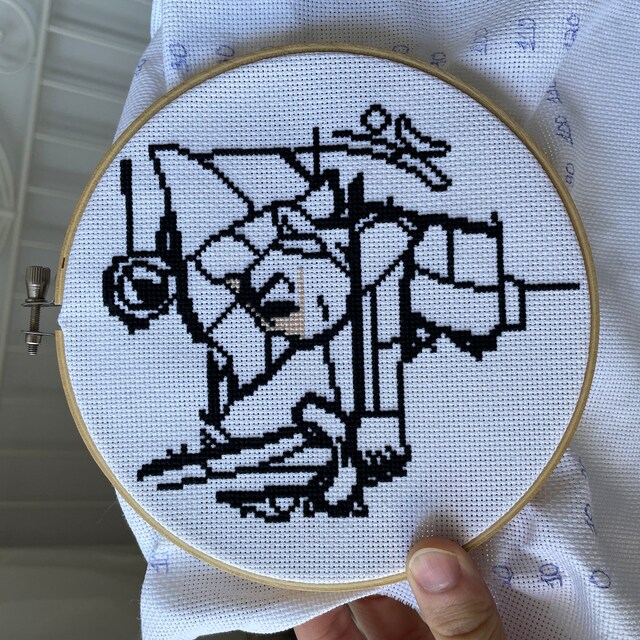 The Legend of Zelda Minish Cap Stained Glass - PDF Cross Stitch