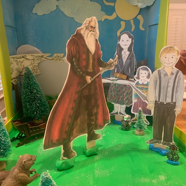 NARNIA Lion Witch Wardrobe Printable Characters in COLOR + OUTLINES ...