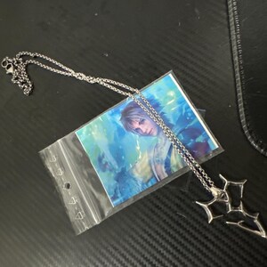Large Sterling Silver Tidus Necklace From Final Fantasy X - Etsy