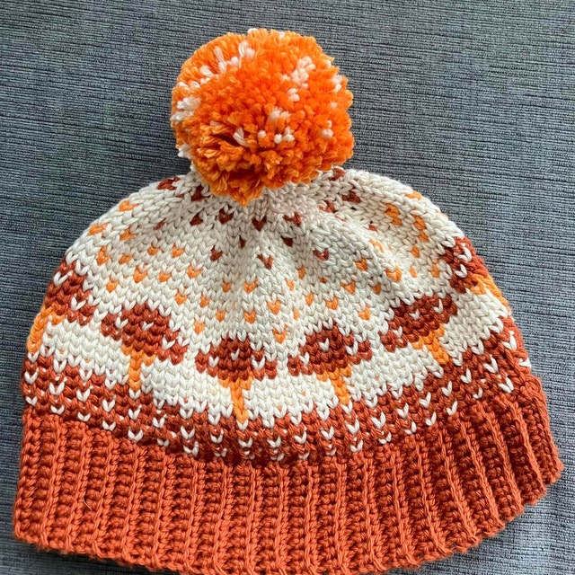 A customer's finished Fireside Crochet Collection E-book
