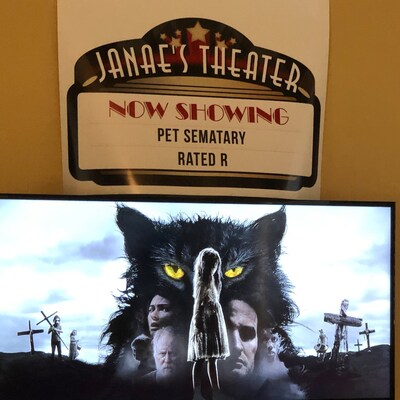 Custom Movie Theater Sign Digital Download, DIY Printable Sign, Movie ...