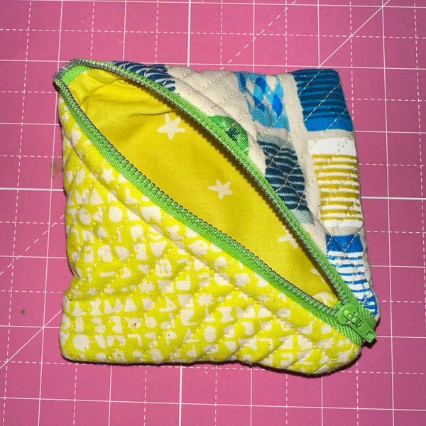 Half Square Triangle Pouch PDF Sewing Pattern (includes Short ...