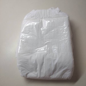 M - XL 2 Pack Adult diaper, all white plain and simple Disposable 6000ml