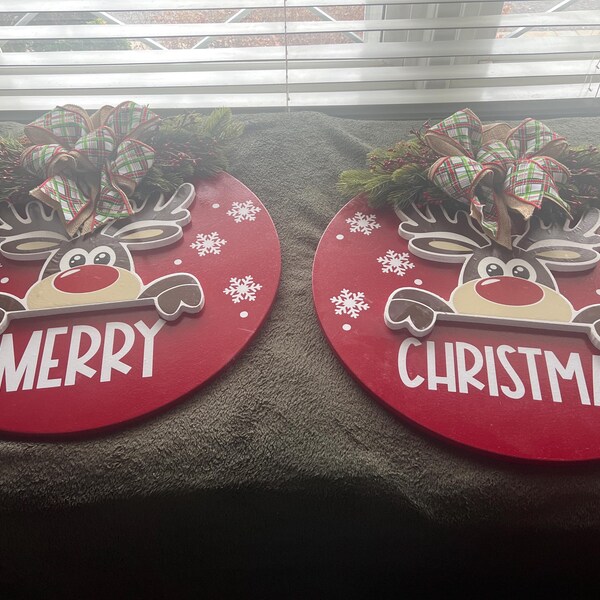 Front Door Decor Funny Door Sign Welcome Just Kidding Please Go Home ...