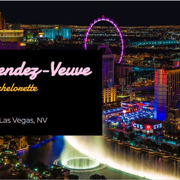 Las Vegas Bachelorette Weekend Slideshow | Editable Google Slides ...
