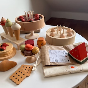 Heladería De Juguete 72 Piezas – Set Completo Con Conos, Tazas Y Accesorios, Juego De Imitación Montessori Para Niños De 2 A 6 Años, Regalo Educativo