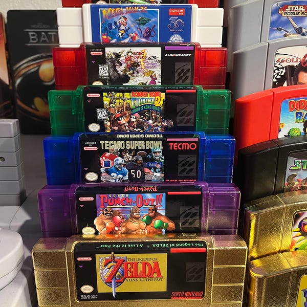 SNES Cartridge Labels - Etsy