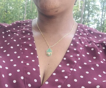 Symbolica Evil Eye,Crystal Pendant Necklace,Gift For Her,For Mom