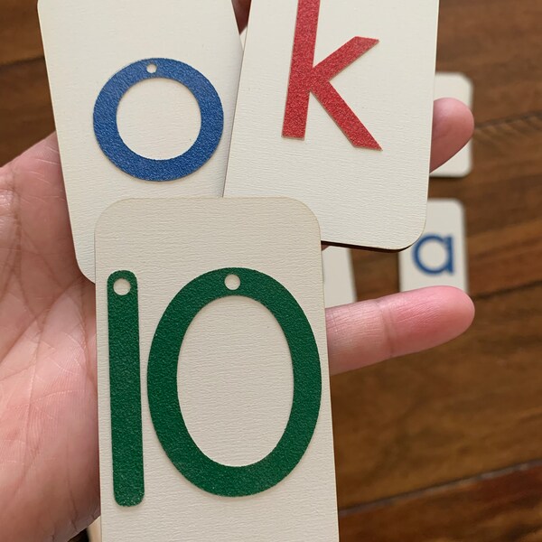 Mini Sandpaper Letters Cursive Set - Uppercase, Lowercase and Numbers ...