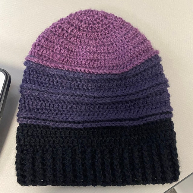 Marchen ♥ Crochet beanie bonnet hat /追跡付 Larksfoot - Top-down Advanced Crochet Beanie Pattern
