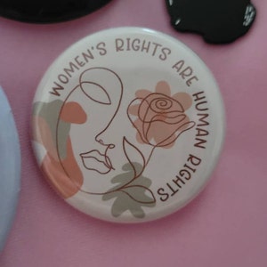 Womens Empowerment Buttons Feminist Pin Feminist Pin Button | Etsy