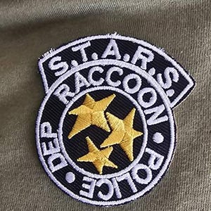 バイオハザード ジル・バレンタイン ユニフォーム 刺繍パッチ 縫い付け