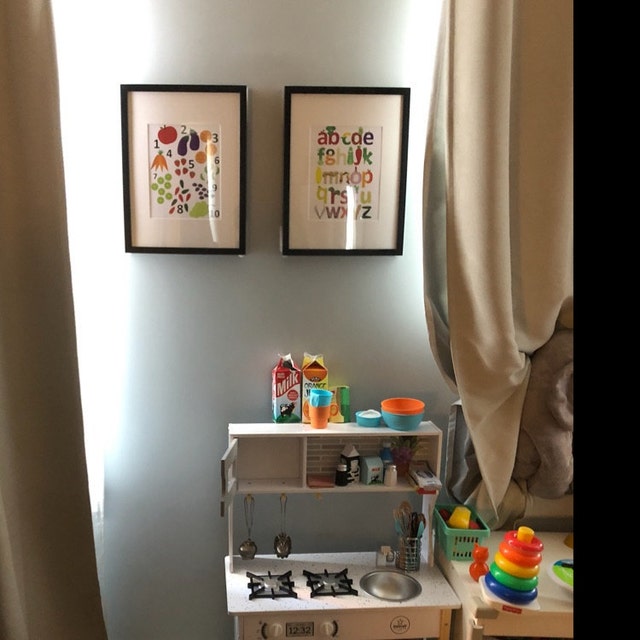 Animal Alphabet Art Print Children's Art for Nursery or Etsy