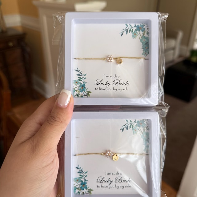 Personalized Flower Girl Bracelet Gift, Junior Bridesmaid