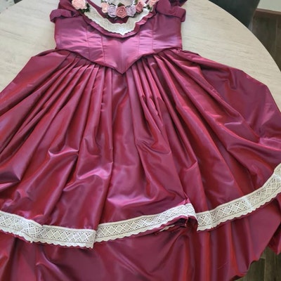 Tailored Taffeta Victorian Ball Gown - Etsy