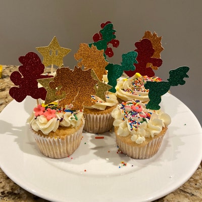 Margarita Glass Cupcake Toppers Decorations Celebration Birthday Topper ...