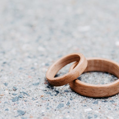 Birch Bark Wooden Ring Bohemian Jewelry Ecofriendly - Etsy