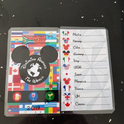 Drink Around the World Passport, Printable Epcot Drink Passport Mickey ...