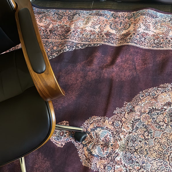 Silky Soft Rug, Red Turkish Rug, Rustic Modern Rug, Rug for Living Room ...