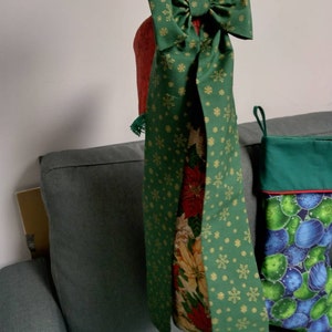 Christmas Stocking Pattern PDF FREE Big Bow Pattern Victorian - Etsy