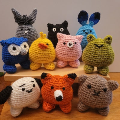 Puffy Pals Amigurumi Crochet Pattern. Pdf's in English - Etsy