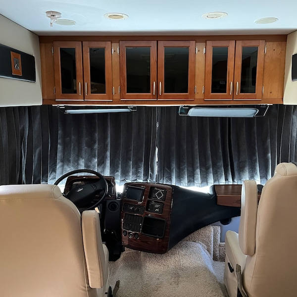Freightliner Rv Windshield Privacy Interior RV Windshield Privacy Shades for Class A Rvs universal - Etsy