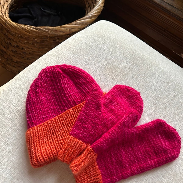 Basic Mittens Knitting Pattern PDF, Classic Womens Mittens Tutorial ...