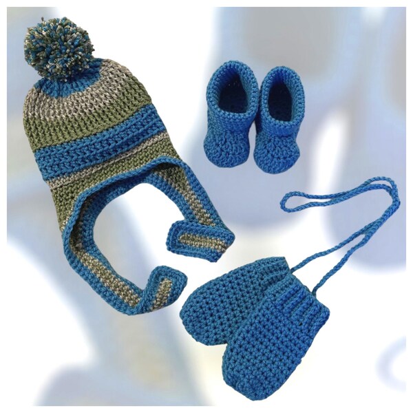 Crochet Pattern Ear Flap Hat Pattern Booth Bay Ear Flap Hat Beanie