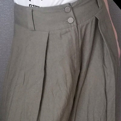 Linen Maxi Skirt With Big Pockets, Swing Long Linen Skirt for Women ...