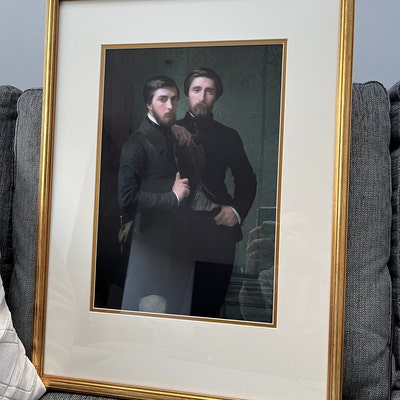 NUDE MEN SHOWERING Bathing Nudity Eugène Chaperon Print Naked Male Gay